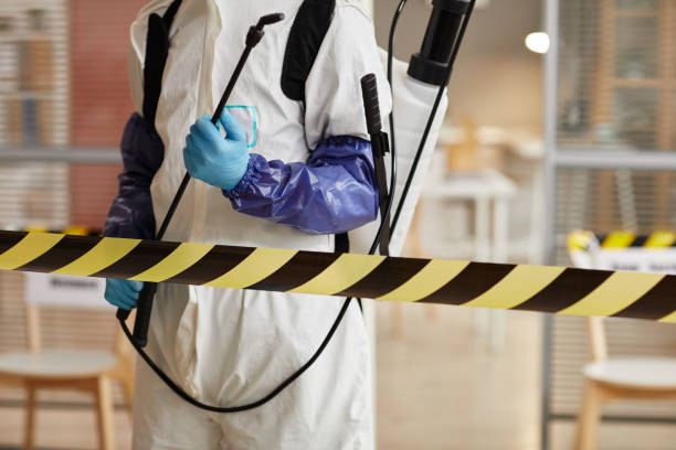 Professional Infectious Disease Decontamination technician working in Worthington, IN